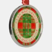 CLAN MAC GREGOR Premium Runde Ornamente (Rechts)