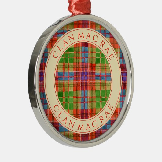 CLAN MAC RAE Premium Round Ornament (Rechts)