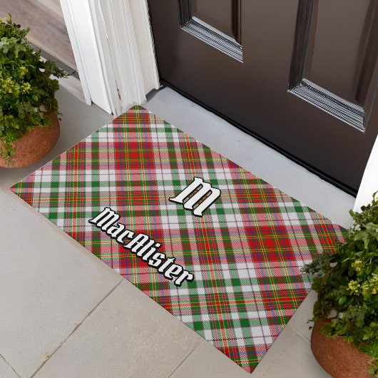 Clan MacAlister Dress Tartan Doormat Fußmatte