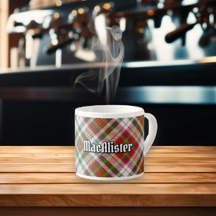 Clan MacAlister Dress Tartan Espresso Cup Espressotasse