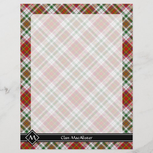 Clan MacAlister Dress Tartan Flyer (Vorne)