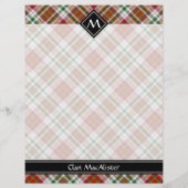 Clan MacAlister Dress Tartan Flyer (Hinten)