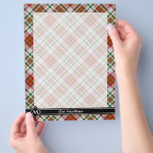 Clan MacAlister Dress Tartan Flyer (Hand)