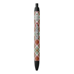 Clan MacAlister Dress Tartan Ink Pen Kugelschreiber