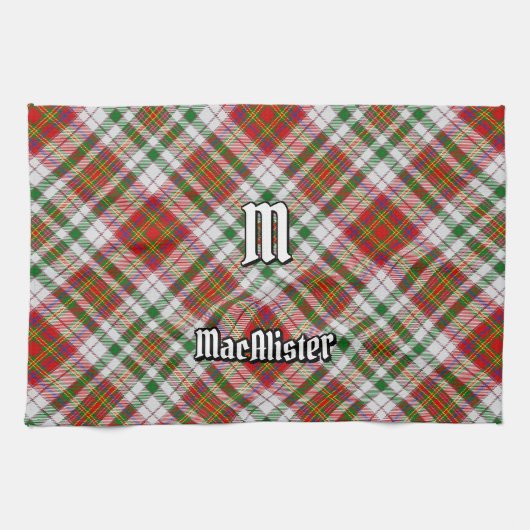 Clan MacAlister Dress Tartan Küchentuch (Horizontal)