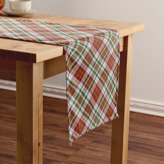 Clan MacAlister Dress Tartan Table Runner Großer Tischläufer (Beispiel)