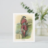 Clan MacAlister Postkarte (Stehend Vorderseite)