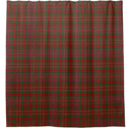 Clan MacAlister schottischer Tartan-Duschvorhang Duschvorhang (Vorderseite)