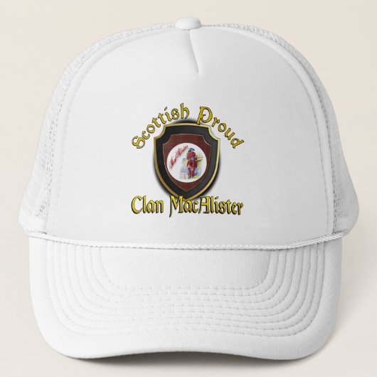 Clan MacAlister Scottish Dynsty Cap Truckerkappe (Vorderseite)