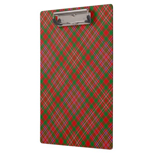 Clan MacAlister Tartan Clipboard Klemmbrett (Links)