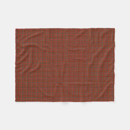 Clan MacAlister Tartan Fleecedecke (Vorderseite (Horizontal))