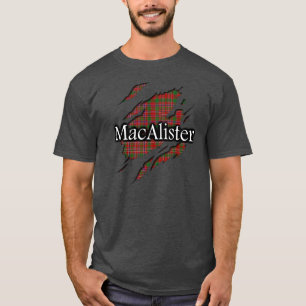 Clan MacAlister Tartan-Geist-Shirt T-Shirt