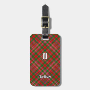 Clan MacAlister Tartan Gepäck Tag Gepäckanhänger