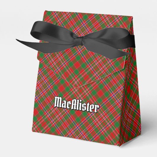 Clan MacAlister Tartan Gevor Box Geschenkschachtel (Vorderseite)