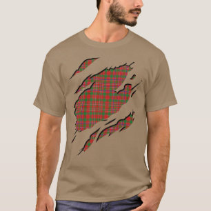 Clan MacAlister Tartan-karierte Effekte T-Shirt