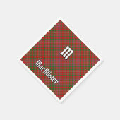 Clan MacAlister Tartan Napkins Serviette (Ecke)