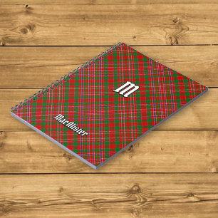 Clan MacAlister Tartan Notebook Notizblock