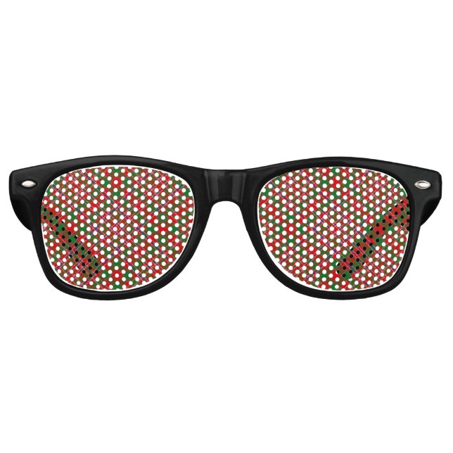 Clan MacAlister Tartan Retro Sonnenbrille (Vorderseite)