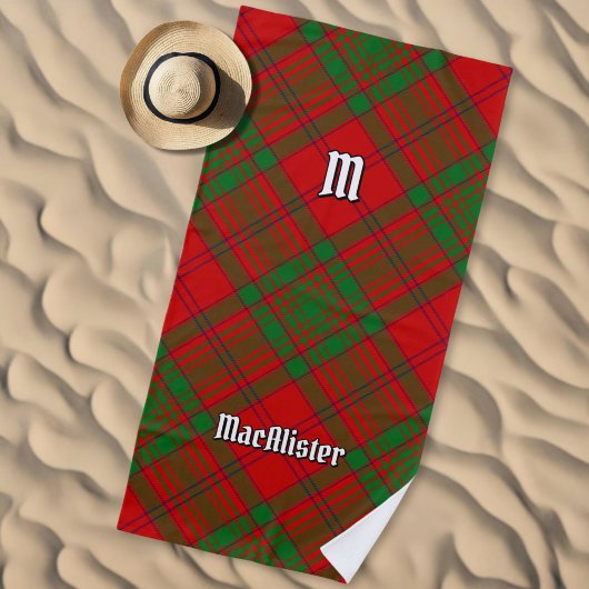 Clan MacAlister Tartan Strandtuch