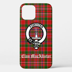 Clan MacAlister Tartan und Wappen Abzeichen Case-Mate iPhone Hülle