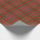 Clan MacAlister Tartan Wrapping Paper Geschenkpapier (Ecke)
