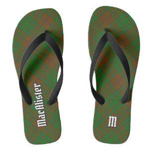 Clan MacAlister von Glenbarr Jagd Tartan Badesandalen