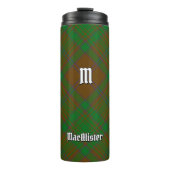 Clan MacAlister von Glenbarr Jagd Tartan Thermosbecher (Vorderseite)