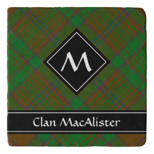 Clan MacAlister von Glenbarr Jagd Tartan Töpfeuntersetzer