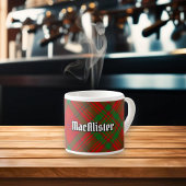 Clan MacAlister von Glenbarr Tartan Espressotasse