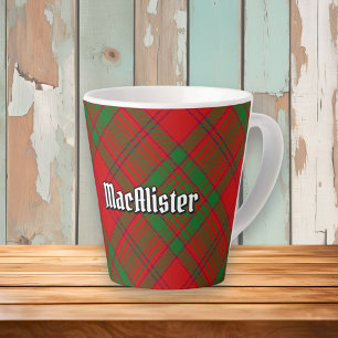 Clan MacAlister von Glenbarr Tartan Milchtasse
