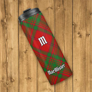 Clan MacAlister von Glenbarr Tartan Thermosbecher