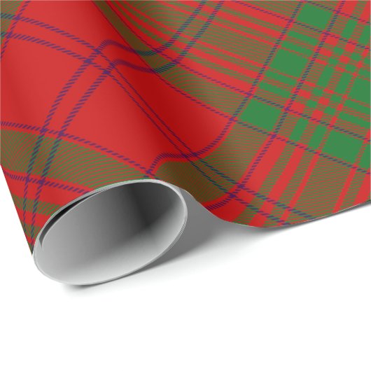 Clan MacAlister von Glenbarr Tartan Wrapping Paper Geschenkpapier (Rolleneckpunkt)