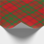 Clan MacAlister von Glenbarr Tartan Wrapping Paper Geschenkpapier (Ecke)