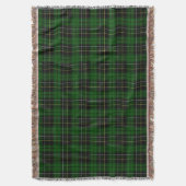 Clan MacAlpine Tartan Decke (Vorderseite Vertikal)