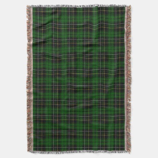 Clan MacAlpine Tartan Decke (Vorderseite Vertikal)