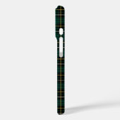 Clan MacAlpine Tartan Green und Black Kariert Case-Mate iPhone Hülle (Rückseite / Links)