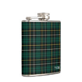 Clan MacAlpine Tartan Monogram Flachmann (Rechts)