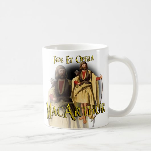 Clan MacArthur Alte schottische Tasse (Rechts)