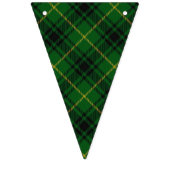 Clan MacArthur Arthur grüner u. schwarzer Tartan Wimpelkette (Zweite Fahne)