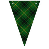 Clan MacArthur Arthur grüner u. schwarzer Tartan Wimpelkette (Erste Fahne)
