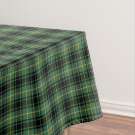 Clan MacArthur Black und Green Scottish Tartan Tischdecke