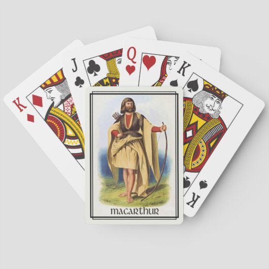 Clan MacArthur Classic Scotland Bicycle Deck Spielkarten (Rückseite)
