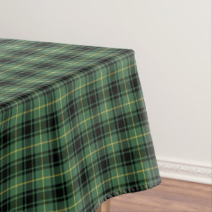 Clan MacArthur schwarzer und grüner schottischer Tischdecke