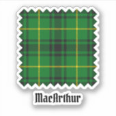 Clan MacArthur Tartan Aufkleber (Vorderseite)