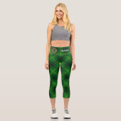 Clan MacArthur Tartan Capri Leggings (Vorderseite)