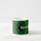 Clan MacArthur Tartan Espressotasse (Vorderseite)