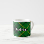Clan MacArthur Tartan Espressotasse (Vorderseite Rechts)