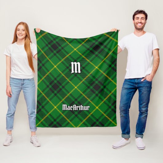Clan MacArthur Tartan Fleecedecke (Beispiel)