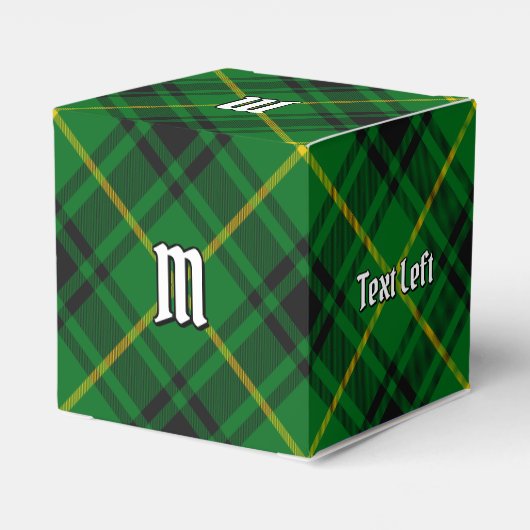 Clan MacArthur Tartan Geschenkschachtel (Rückseite)