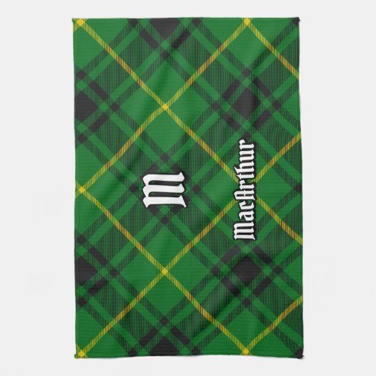 Clan MacArthur Tartan Geschirrtuch (Vertikal)